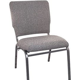 Flash Furniture Advantage Charcoal Gray Multipurpose Church Chairs - 18.5 in. Wide