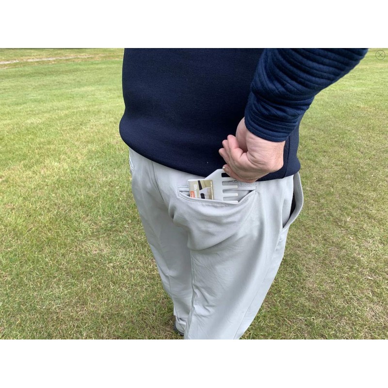 STAYHOLD® Golf Bunker Rake, 2-Pack, Durable & Lightweight, Personal Pocket