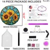 Diamond Painting Kit, 14 PC Set, Welcome Door Hanger, Round