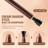 Waterproof Cream Eyeshadow Stick with Long-Lasting Natural Eye Color, #06