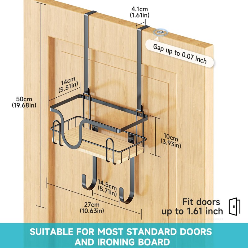 XILIMEN Ironing Board Holder Wall Mount, Over The Door Ironing