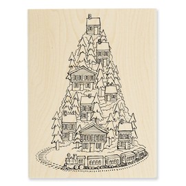 Stampendous Rubber Stamp, Hill Top Train