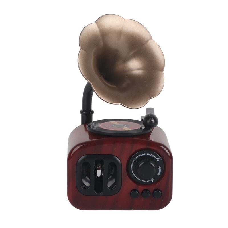 Retro Gramophone Classic Turntable Stereo Sound Vinyl Record Player for