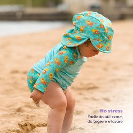 Bambino Mio, Top Nuoto, Maniche Lunghe, Protezione UPF40+ (0 a 6 mesi/Gatti Alla Moda)
