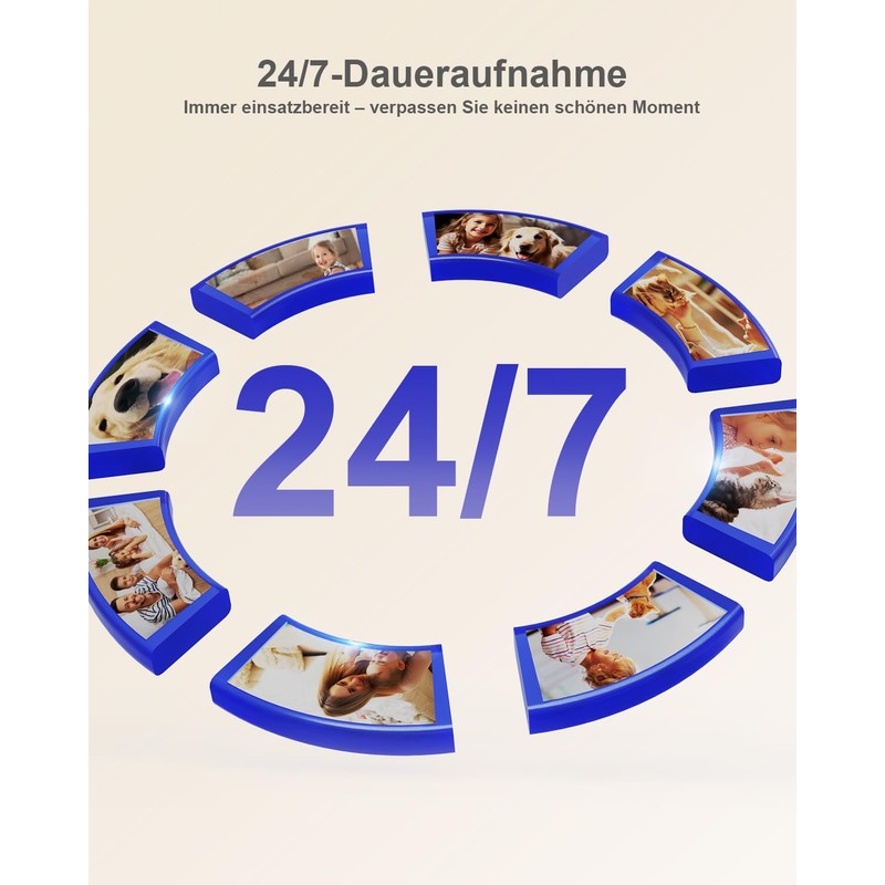 usogood 4MP Internal WiFi Camera, Motion Detection and Tracking and