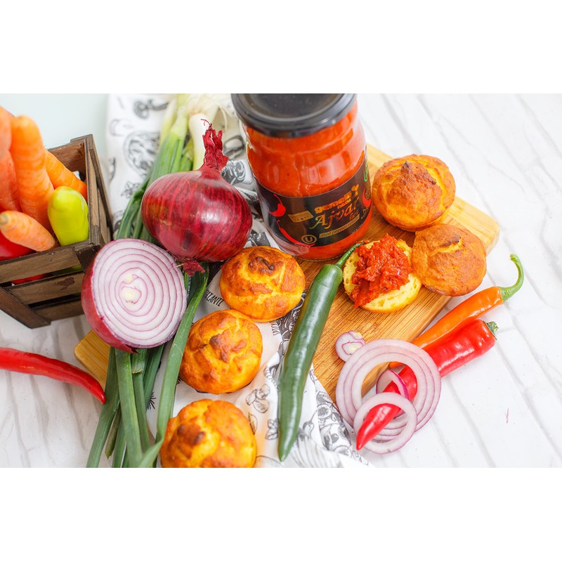 Ajvar Premium mild 700g Gemelli Naturali