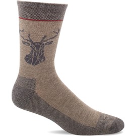 Sockwell Men's Tender Foot Crew Sock, Khaki - L/XL