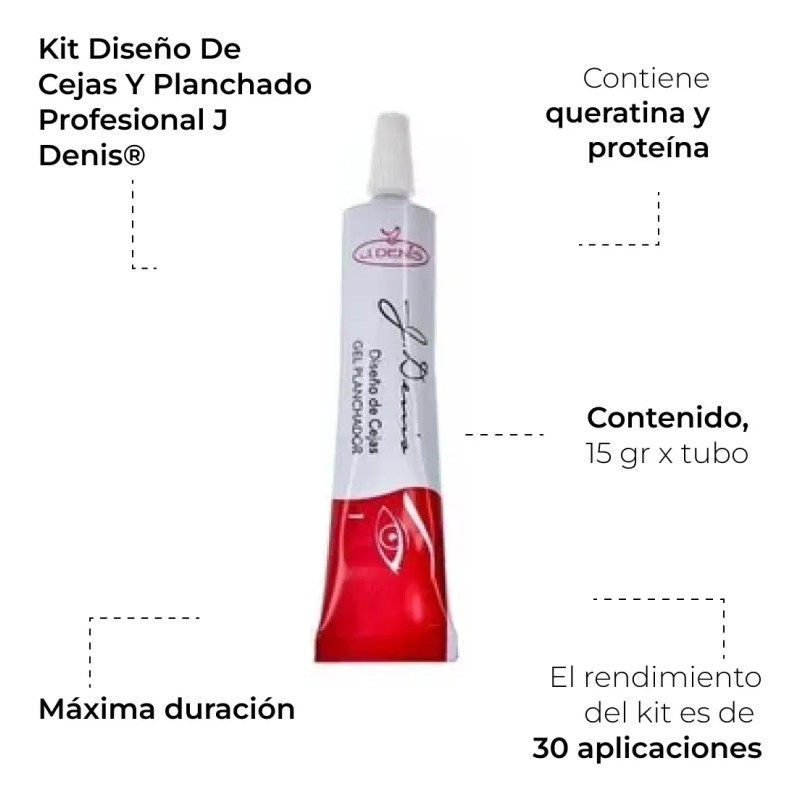 Kit Planchado De Cejas Profesional J Denis®