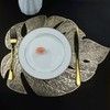 6Pcs Insulation Placemat Hollow Out Simulation Leaf Shape Heat Resistant
