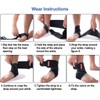 Beister Adjustable Compression Ankle Brace, Elastic Foot Support Wrap, Sprains