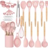 Feuora Premium Silicone Kitchen Cooking Utensils Set, 33pcs – 446°F