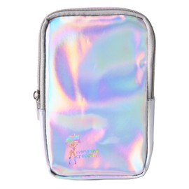 3-IN-1 Thigh Bag Fanny Pack Crossbody Bag | Carnival Leg Harness for Women | Holographic Waist Bag | Rave Leg Pack with Buckles | Silver