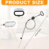 Podoy Recliner Pull Cable 𝟒𝟒.𝟓" Replacement for Sofa Chair Universal