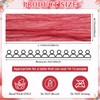Mindsoft 12 Pack Cheesecloth Table Runner with Heart Decoration 35