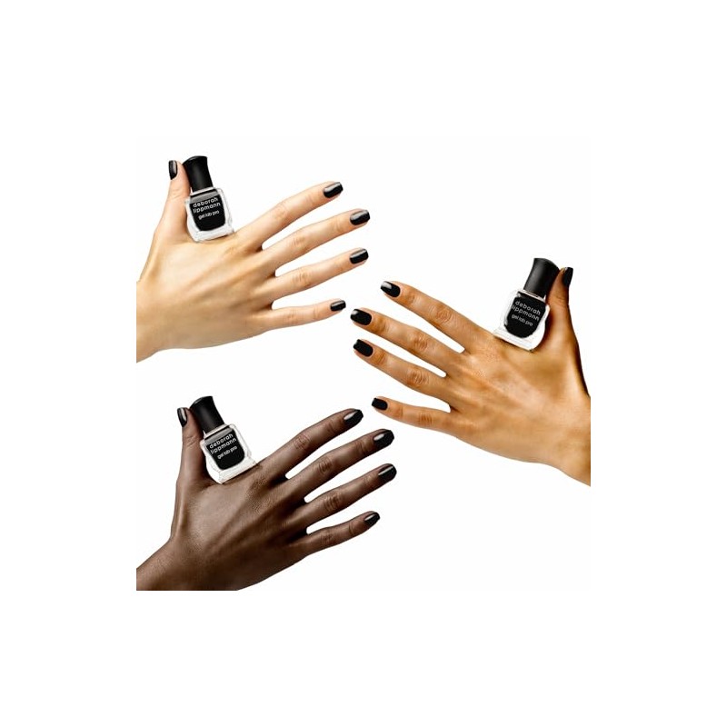 Deborah Lippmann Nail Polish, Fade To Black, 0.5 fl. oz