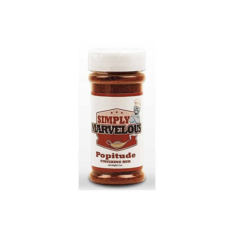 Simply Marvelous BBQ Popitude Finishing Rub 5.5 oz