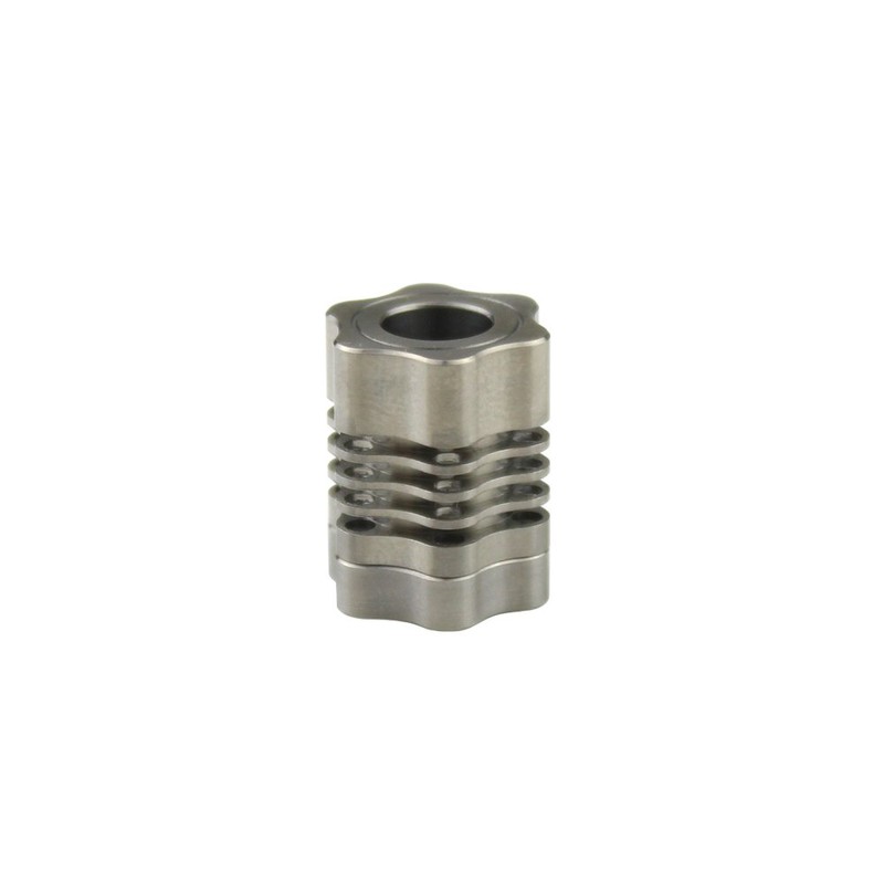 Titanium Knife Lanyard Bead Parachute Cord Bead Pendant Bolt-Lock Titanium