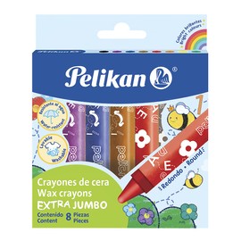 Pelikan 50700200 Pelicrayones Extra Jumbo C/8