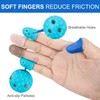 Outus 24 Pieces Rubber Fingers Tips Guard with 3 Sizes