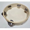 AP HAND MADE 8" WOOD FRAME TAMBOURINE w/CALF SKIN HEAD