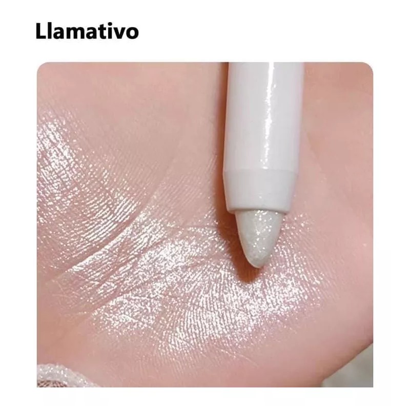 KH Set De 8 Sombras Metalizadas Iluminador Maquillaje Lapiz