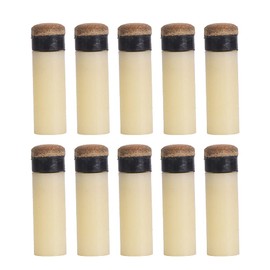 10Pcs Billiard Cue Tips 12/13mm Snooker Pool Cue Tip Replacement Screw-on Replacement Tips with Pool Cue Stick Ferrules for Snooker Pool Cues -03(11mm) Pool Cue