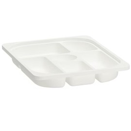 TROFAST Storage tray with compartments (2 Pure White)
