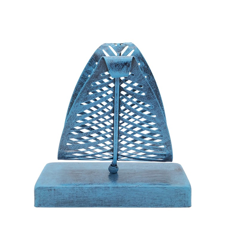 OwlGift Freestanding Modern Napkin Holder with Leaf Design, Tabletop Tissue