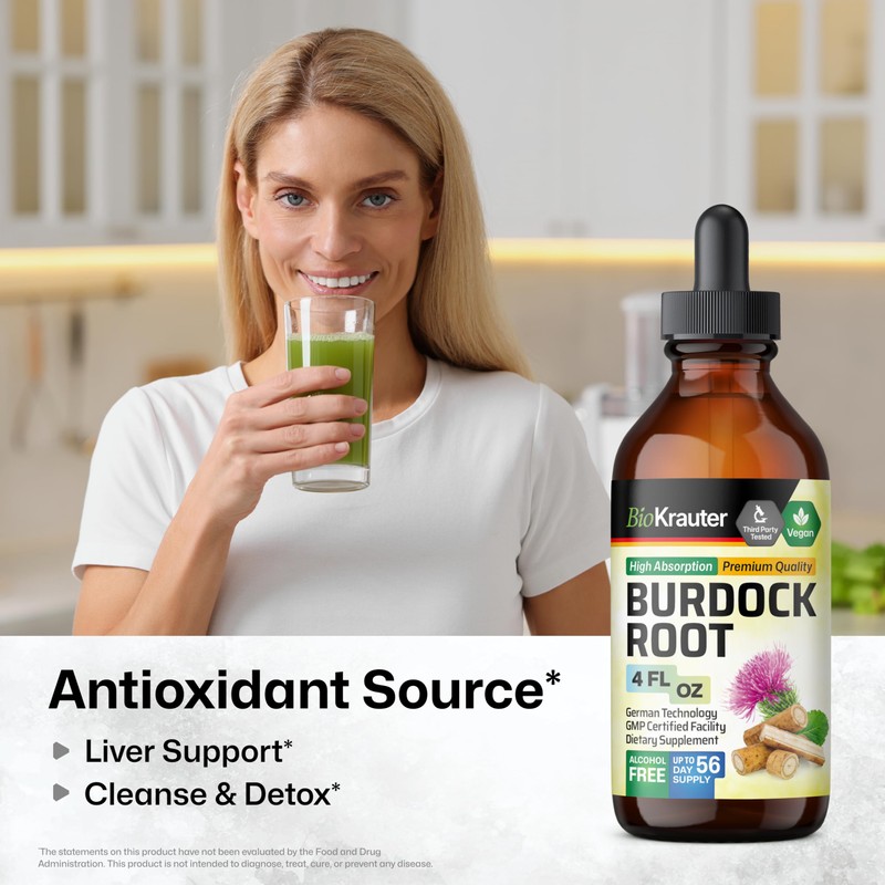 BIO KRAUTER® Burdock Root - Liquid Drops Arctium Extract 650