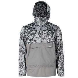 HABIT Men's Tamarac Cove Lightweight Anorak - Aqua View Dusk (Large)