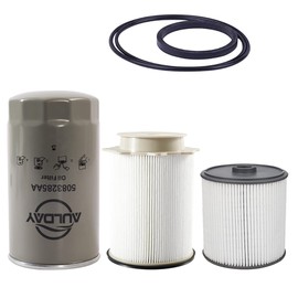 FUEL FILTER AND OIL FILTER KIT FITS for 2019 2020 2021 2022 DODGE RAM 2500 3500 4500 5500 6.7L CUMMINS DIESEL ENGINE FUEL FILTER OEM 68436631AA 5083285AA 68157291AA