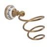 Brass Hair Dryer Holder Antique Retro Hairdryer Hanging Rack for