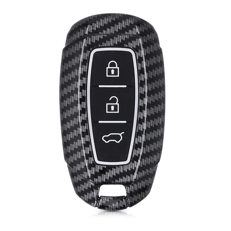 kwmobile Car Key Case Compatible with Hyundai 3-Button Car Key