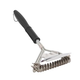 Metal Barbecue Grill Cleaning Brush Stainless Steel Wire Brush for Cleaning Accessories