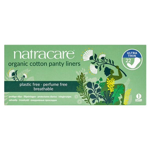 NatraCare Organic Panty Liners Ultra Thin 22 Liners