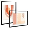 Frametory, 12x16 Floating Picture Frame - Metal Photo Frame -