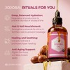 Leven Rose Jojoba Oil Organic Pure Cold Pressed Carrier Natural