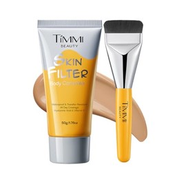 Corrector Corporal, No Transfer y Resistente al agua y al sudor, Cobertura Total de Larga Duración, con Ácido Hialurónico y Vitamina E, Fórmula Ligera