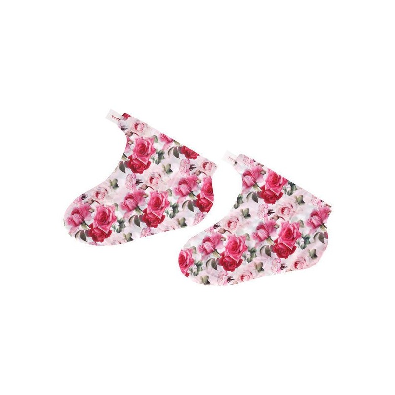 Koelf 로즈페탈 새틴 풋 마스크 Rose Petal Satin Foot Mask