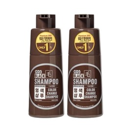 [Just once dyeing shampoo] Easy dyeing brown shampoo 300ml x 2 bottles / [딱한번 염색샴푸] 간편염색 갈색샴푸 300ml x 2통