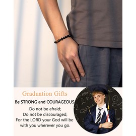 ORISPRE 8th Grade Graduation Decorations Gifts for Boys Best Middle School Congratulations Class of 2024 Bracelets Grad Graduate Gift for Teenage Teen Boys