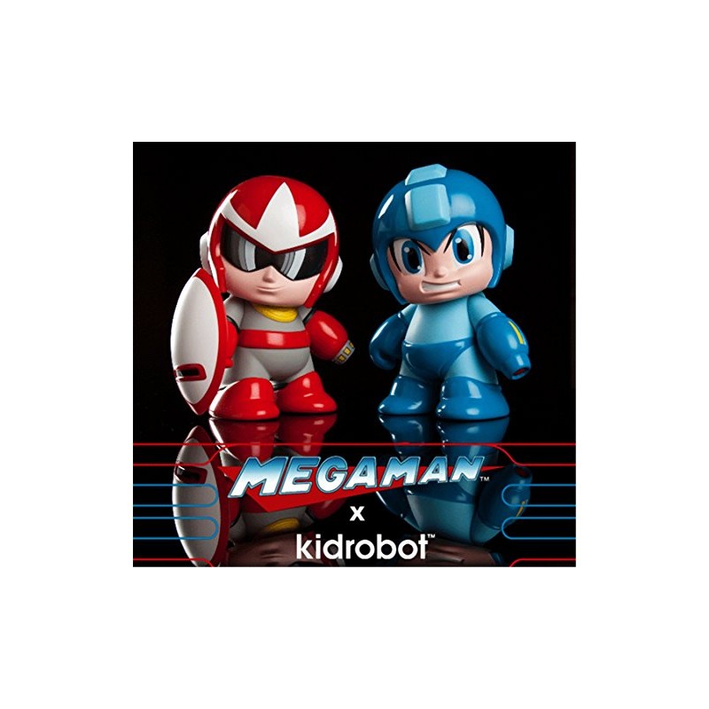 Kidrobot Vinyl Mega Man Proto Man Medium Figure 7 Inches
