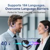 Dpofirs AI Translation Earbuds, 3 in 1 BT5.49 Noise Cancelling