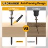 #14 x 5 Wood Structural Lag Screws 108Pcs Star Drive
