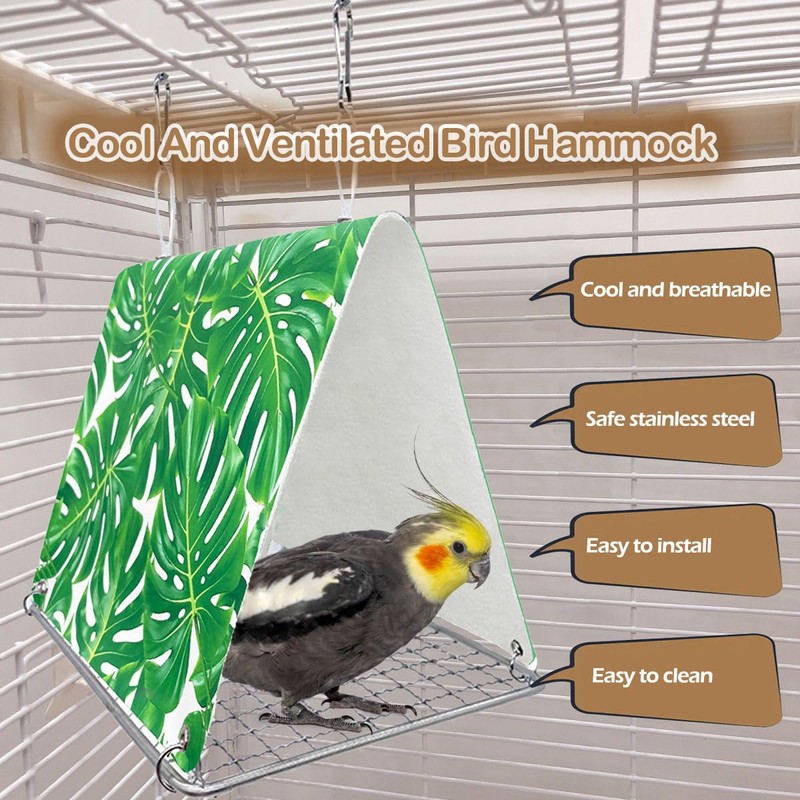 Paxikaka Cool Bird Hammock Tent Hanging Stainless Steel Mesh Mat