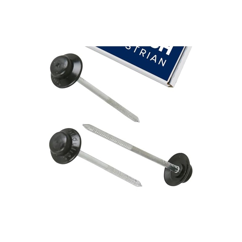 Black Smart Seal Onduline Corrugated Roofing Sheet Nails (25 Pack)