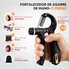 RAMSPIT 11 Piezas Ejercitador De Mano, Antebrazo y Dedos Con