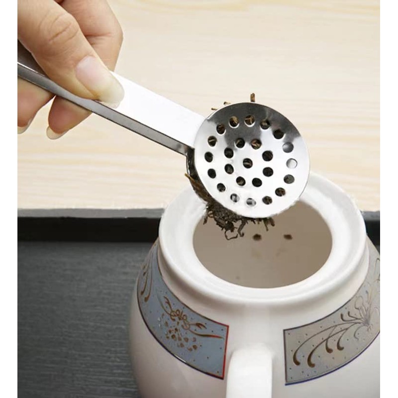 Mr. Gadget's Solutions Stainless Steel Teabag Tongs Squeezer Holder Herb