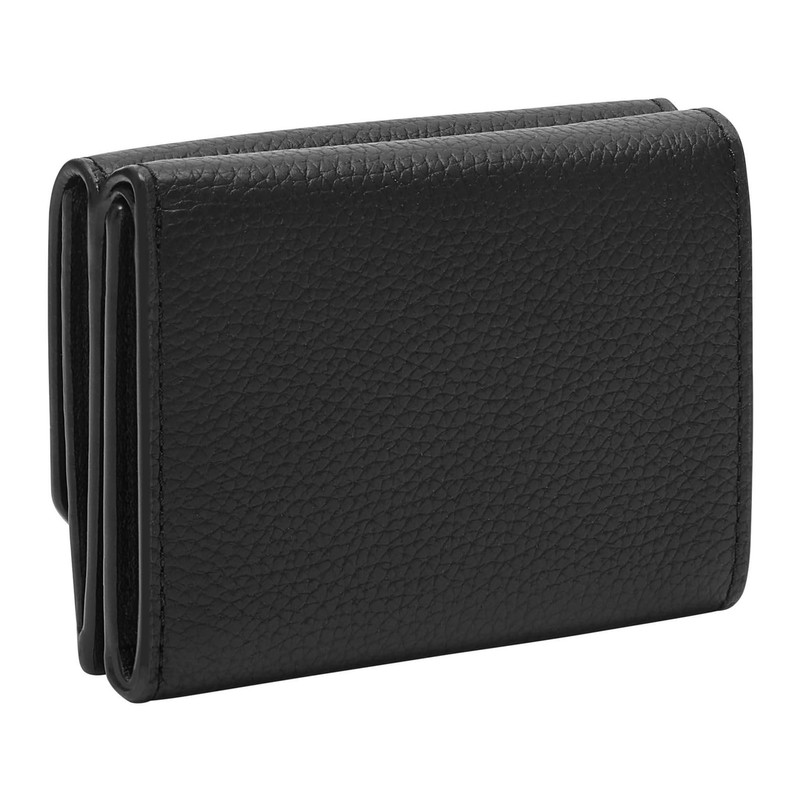 407-Purse M -LORA SMALL PEBBLE-black