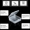 100 Pcs Clear Plastic Beads Storage Containers Box Small Clear
